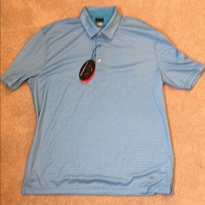 GREG NORMAN Men's Blue Polo Shirt